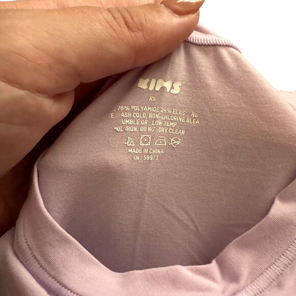 SKIMS‎ Fits Everybody Cropped Fitted Tee Sugar Plum XS - Picture 4 of 5